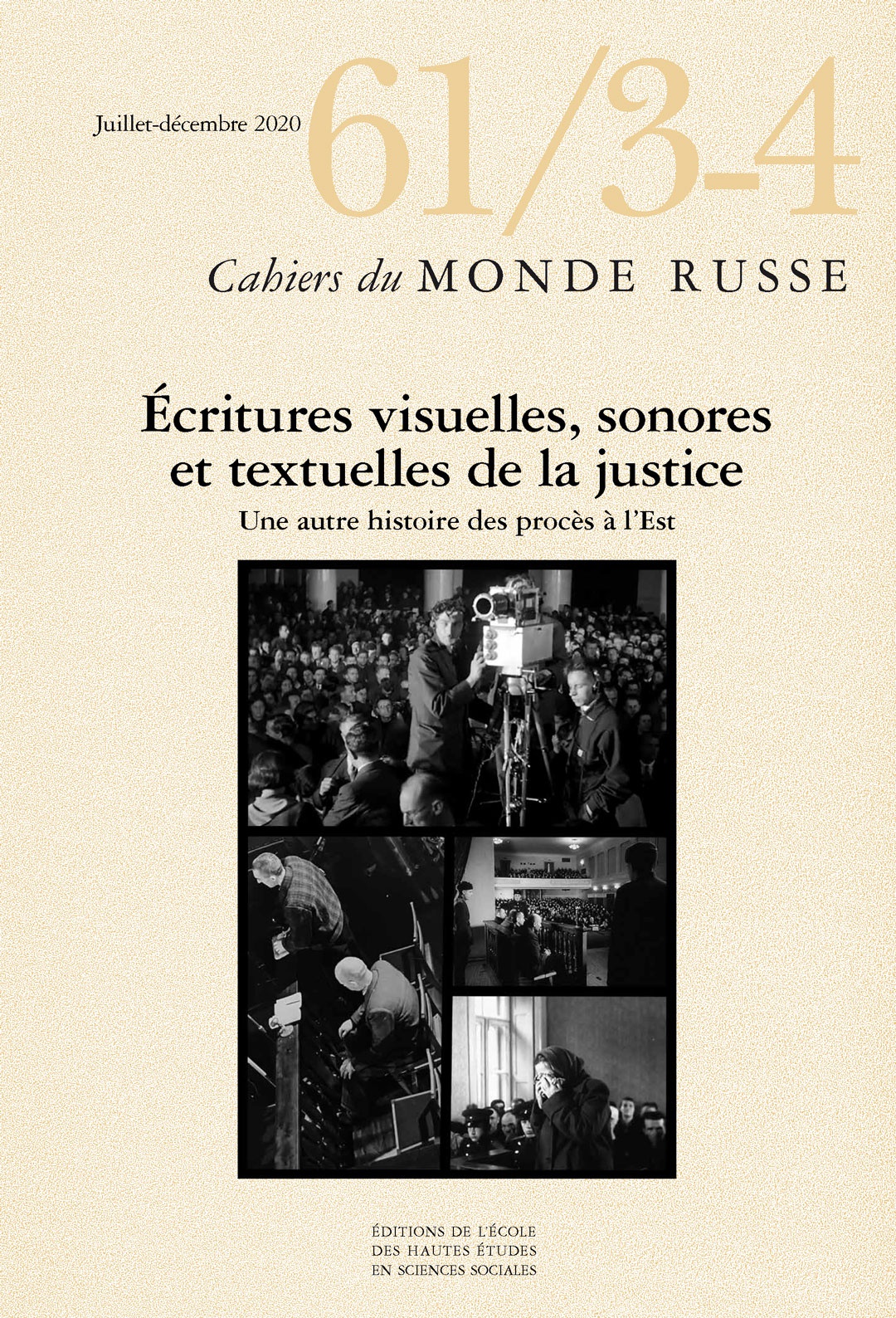 Couverture du volume Cahiers du monde russe 2020/3